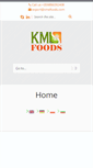 Mobile Screenshot of kmsfoods.com