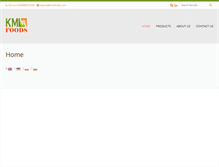 Tablet Screenshot of kmsfoods.com